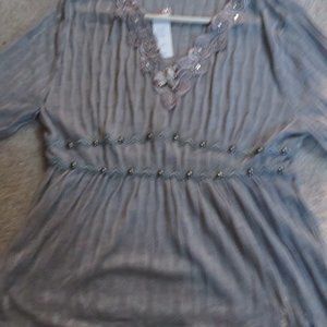 LACEY SMALL WOMEN'S  GREY TOP